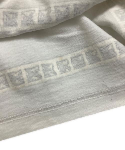 NUMBER (N)INE（ナンバーナイン）NUMBER (N)INE (ナンバーナイン) ベルトプリントTシャツ ホワイト サイズ:2の古着・服飾アイテム