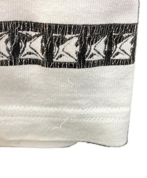 NUMBER (N)INE（ナンバーナイン）NUMBER (N)INE (ナンバーナイン) ベルトプリントTシャツ ホワイト サイズ:2の古着・服飾アイテム