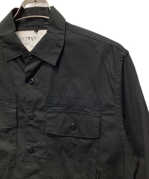WTAPS（ダブルタップス）WTAPS (ダブルタップス) CBW/LS/COTTON.POPLIN ブラック サイズ:1の古着・服飾アイテム