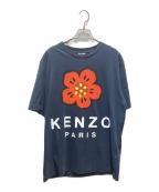 KENZOケンゾー）の古着「BOKE FLOWER S/S T-SHIRT」｜ネイビー
