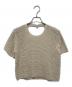 AURALEE（オーラリー）の古着「AURALEE HAND CROCHET KNIT TEE」｜ベージュ