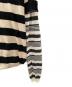 中古・古着 MARNI (マルニ) レイヤード コントラストストライプ セーター ベージュ×ブラック サイズ:42：27000円