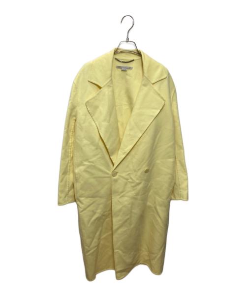 STELLA McCARTNEY（ステラマッカートニー）STELLA McCARTNEY (ステラマッカートニー) ウールダブルブレストコート イエロー サイズ:36の古着・服飾アイテム
