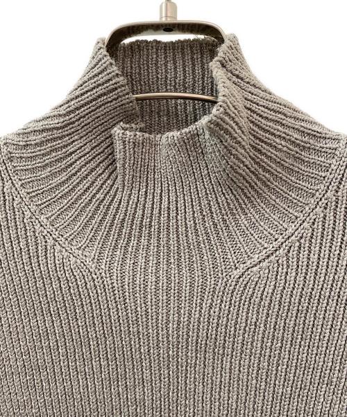 HERMES（エルメス）HERMES (エルメス) シルクノースリーブニット グレー サイズ:SMの古着・服飾アイテム