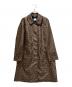 BURBERRY（バーバリー）の古着「TB モノグラム ナイロン ステンカラー コート/TB Monogram Nylon Balmacaan Coat/8021686」｜ブラウン