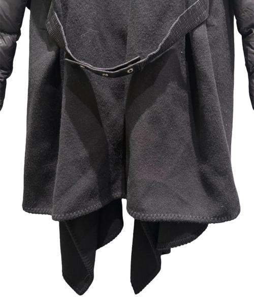 MONCLER（モンクレール）MONCLER (モンクレール) 袖切替ケープコート ブラック サイズ:Ｓの古着・服飾アイテム