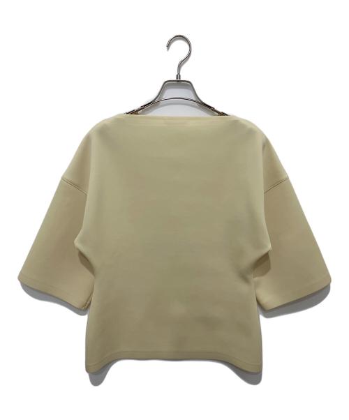 AURALEE（オーラリー）AURALEE (オーラリー) ボートネックカットソー イエロー サイズ:SIZE 1の古着・服飾アイテム