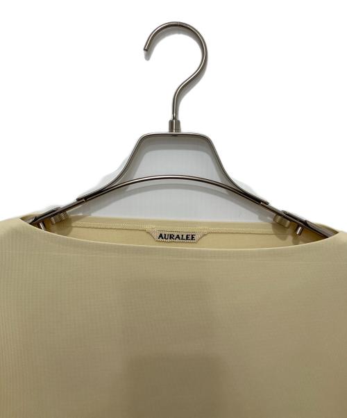 AURALEE（オーラリー）AURALEE (オーラリー) ボートネックカットソー イエロー サイズ:SIZE 1の古着・服飾アイテム