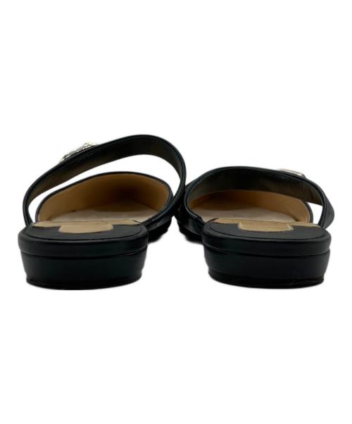 Christian Louboutin（クリスチャン・ルブタン）Christian Louboutin (クリスチャン・ルブタン) ミュール ブラック サイズ:36 1/2の古着・服飾アイテム