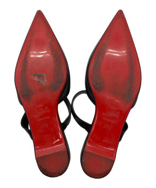 Christian Louboutin（クリスチャン・ルブタン）Christian Louboutin (クリスチャン・ルブタン) ミュール ブラック サイズ:36 1/2の古着・服飾アイテム