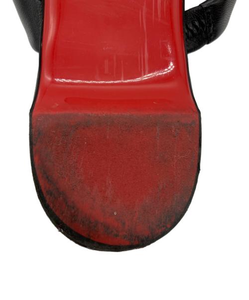 Christian Louboutin（クリスチャン・ルブタン）Christian Louboutin (クリスチャン・ルブタン) ミュール ブラック サイズ:36 1/2の古着・服飾アイテム
