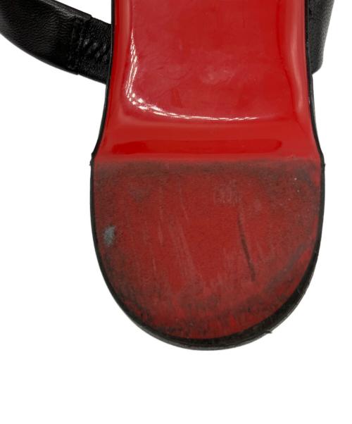 Christian Louboutin（クリスチャン・ルブタン）Christian Louboutin (クリスチャン・ルブタン) ミュール ブラック サイズ:36 1/2の古着・服飾アイテム
