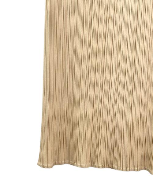 PLEATS PLEASE（プリーツプリーズ）PLEATS PLEASE (プリーツプリーズ) プリーツスカート ベージュ サイズ:4の古着・服飾アイテム