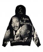 SUPREMEシュプリーム）の古着「MLK Hooded Sweatshirt」｜ブラック