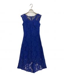 TADASHI SHOJI（タダシ ショージ）の古着「コードレースワンピース」｜ブルー