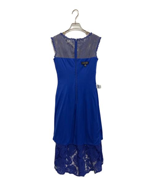 TADASHI SHOJI（タダシ ショージ）TADASHI SHOJI (タダシ ショージ) コードレースワンピース ブルーの古着・服飾アイテム