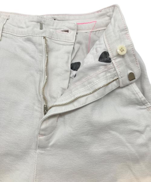 YANUK（ヤヌーク）YANUK (ヤヌーク) ワイドトラウザー　樋口かほり ホワイト サイズ:XSの古着・服飾アイテム