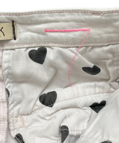YANUK（ヤヌーク）YANUK (ヤヌーク) ワイドトラウザー　樋口かほり ホワイト サイズ:XSの古着・服飾アイテム