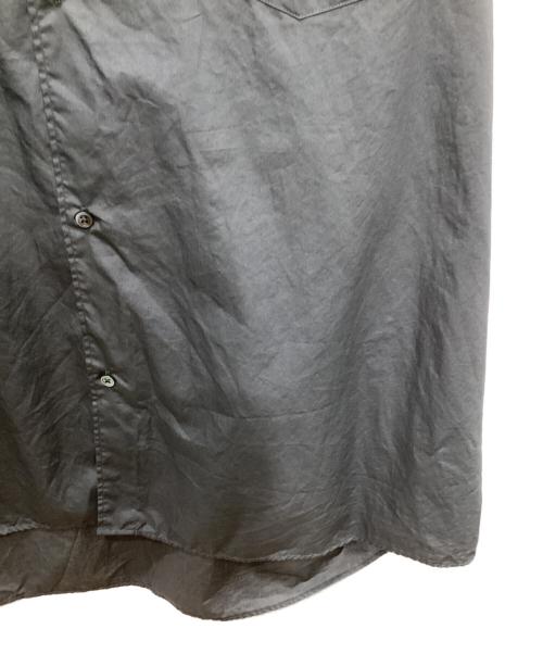 Graphpaper（グラフペーパー）Graphpaper (グラフペーパー) Broad L/S Oversized Regular Collar Shirt グレー サイズ:1の古着・服飾アイテム