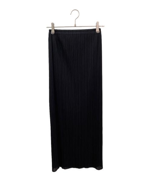 PLEATS PLEASE（プリーツプリーズ）PLEATS PLEASE (プリーツプリーズ) プリーツロングスカート ブラック サイズ:4の古着・服飾アイテム