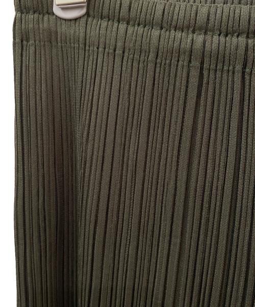 PLEATS PLEASE（プリーツプリーズ）PLEATS PLEASE (プリーツプリーズ) プリーツパンツ オリーブ サイズ:4の古着・服飾アイテム