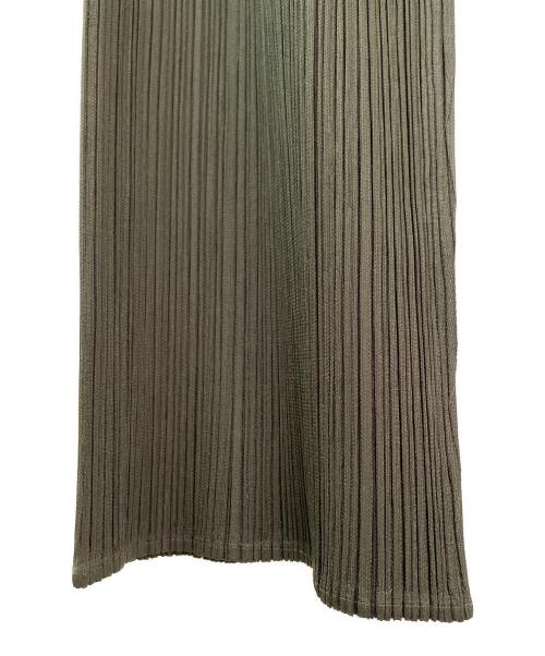 PLEATS PLEASE（プリーツプリーズ）PLEATS PLEASE (プリーツプリーズ) プリーツパンツ オリーブ サイズ:4の古着・服飾アイテム