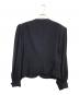 Yves Saint Laurent  Diffusion Femmes (イヴ・サンローラン ディフュージョン・ファム) ノーカラー セットアップ ネイビー サイズ:M：10000円