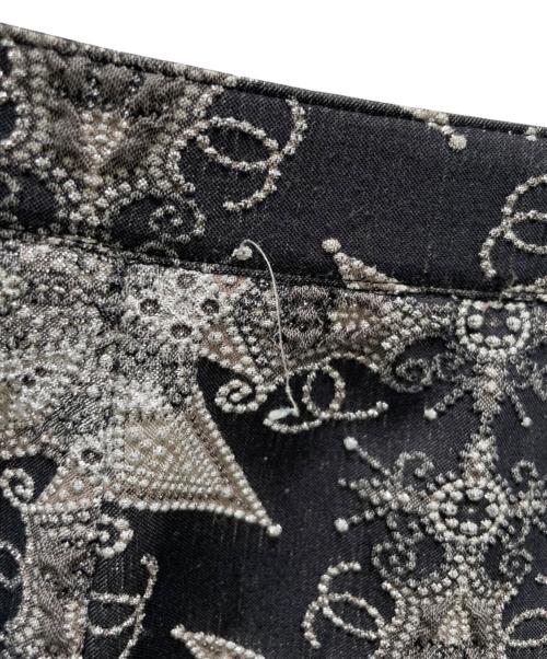 CHANEL（シャネル）CHANEL (シャネル) P28 ココマークジャガードスカート ブラック サイズ:36の古着・服飾アイテム