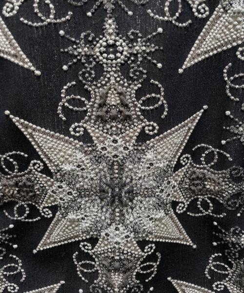 CHANEL（シャネル）CHANEL (シャネル) P28 ココマークジャガードスカート ブラック サイズ:36の古着・服飾アイテム