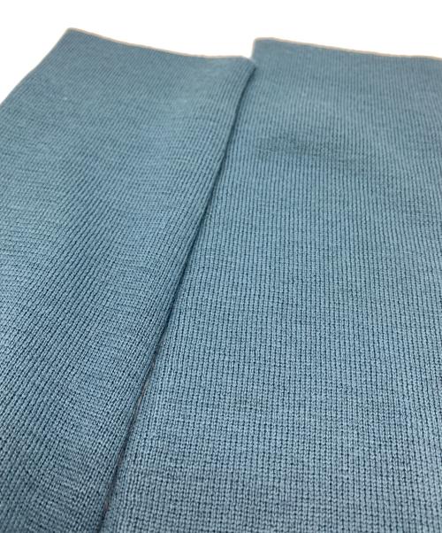 PRADA（プラダ）PRADA (プラダ) バイカラータートルネックニット ブルー サイズ:SIZE 44の古着・服飾アイテム