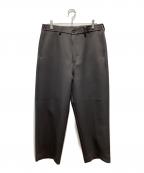 N.HOOLYWOODエヌ ハリウッド）の古着「COMPILE WIDE STRAIGHT TROUSERS」｜グレー