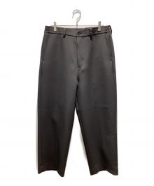 N.HOOLYWOOD（エヌ ハリウッド）の古着「COMPILE WIDE STRAIGHT TROUSERS」｜グレー
