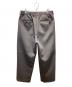 N.HOOLYWOOD (エヌ ハリウッド) COMPILE WIDE STRAIGHT TROUSERS グレー サイズ:40：14000円