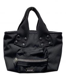 sacai（サカイ）の古着「Pocket Tote Bag Smallミニトートバッグ」｜ブラック