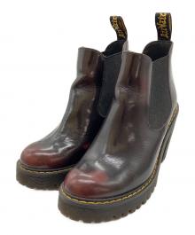 Dr.Martens（ドクターマーチン）の古着「HURSTON サイドゴアヒールブーツ」｜ワインレッド