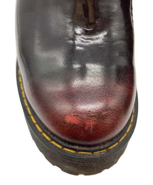 Dr.Martens（ドクターマーチン）Dr.Martens (ドクターマーチン) HURSTON サイドゴアヒールブーツ ワインレッド サイズ:UK4の古着・服飾アイテム