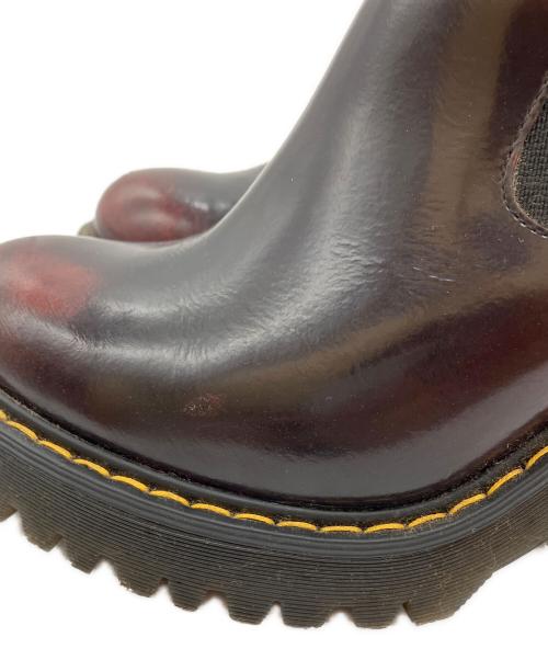 Dr.Martens（ドクターマーチン）Dr.Martens (ドクターマーチン) HURSTON サイドゴアヒールブーツ ワインレッド サイズ:UK4の古着・服飾アイテム