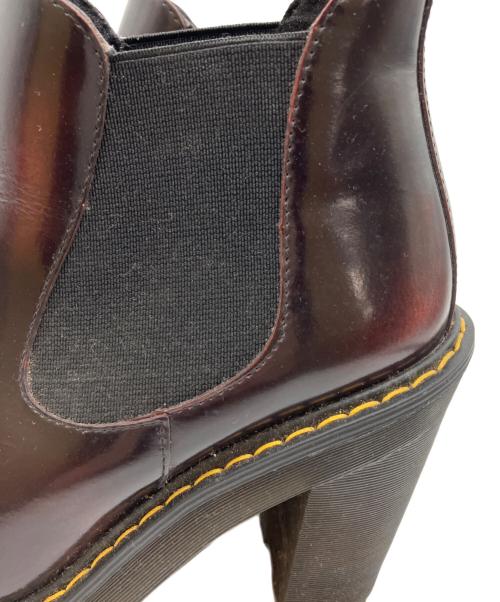 Dr.Martens（ドクターマーチン）Dr.Martens (ドクターマーチン) HURSTON サイドゴアヒールブーツ ワインレッド サイズ:UK4の古着・服飾アイテム