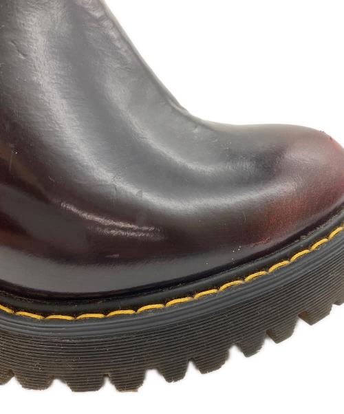 Dr.Martens（ドクターマーチン）Dr.Martens (ドクターマーチン) HURSTON サイドゴアヒールブーツ ワインレッド サイズ:UK4の古着・服飾アイテム