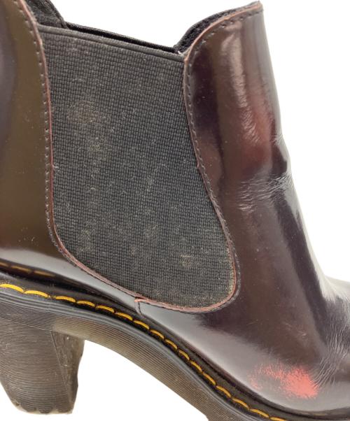 Dr.Martens（ドクターマーチン）Dr.Martens (ドクターマーチン) HURSTON サイドゴアヒールブーツ ワインレッド サイズ:UK4の古着・服飾アイテム