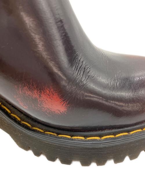 Dr.Martens（ドクターマーチン）Dr.Martens (ドクターマーチン) HURSTON サイドゴアヒールブーツ ワインレッド サイズ:UK4の古着・服飾アイテム