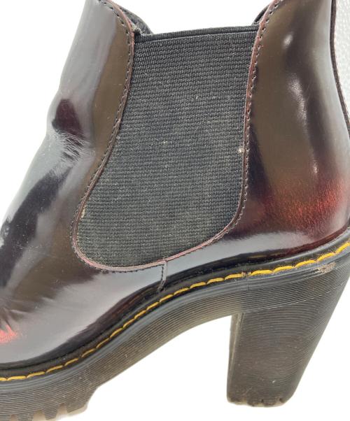 Dr.Martens（ドクターマーチン）Dr.Martens (ドクターマーチン) HURSTON サイドゴアヒールブーツ ワインレッド サイズ:UK4の古着・服飾アイテム