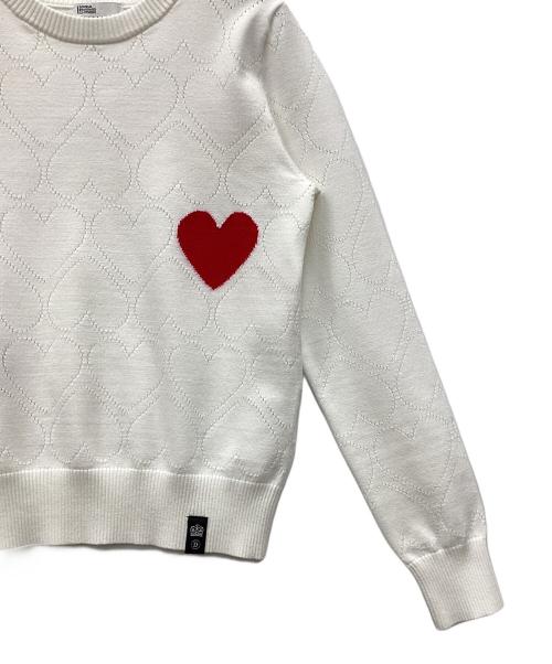 DOUBLE STANDARD CLOTHING（ダブルスタンダードクロージング）DOUBLE STANDARD CLOTHING (ダブルスタンダードクロージング) ハートジャガードニット アイボリー サイズ:38の古着・服飾アイテム