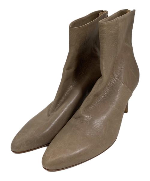 JIMMY CHOO（ジミーチュウ）JIMMY CHOO (ジミーチュウ) ショートブーツ ブラウン サイズ:37 1/2の古着・服飾アイテム