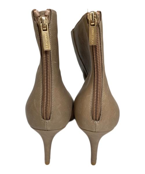 JIMMY CHOO（ジミーチュウ）JIMMY CHOO (ジミーチュウ) ショートブーツ ブラウン サイズ:37 1/2の古着・服飾アイテム