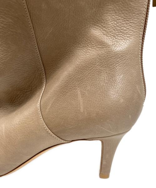 JIMMY CHOO（ジミーチュウ）JIMMY CHOO (ジミーチュウ) ショートブーツ ブラウン サイズ:37 1/2の古着・服飾アイテム