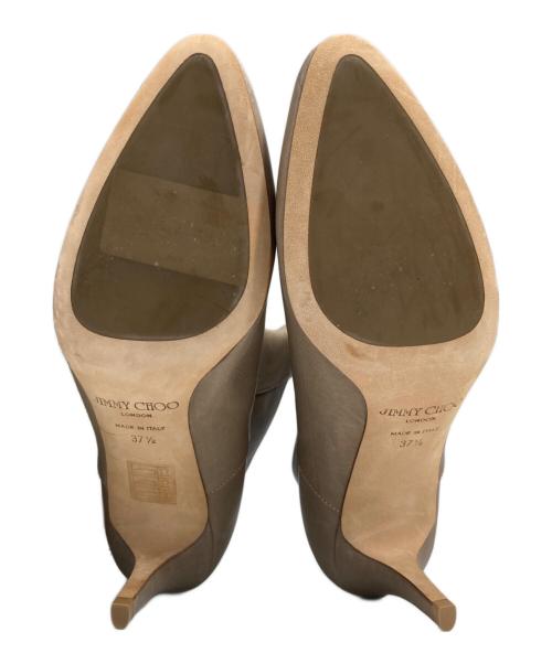 JIMMY CHOO（ジミーチュウ）JIMMY CHOO (ジミーチュウ) ショートブーツ ブラウン サイズ:37 1/2の古着・服飾アイテム