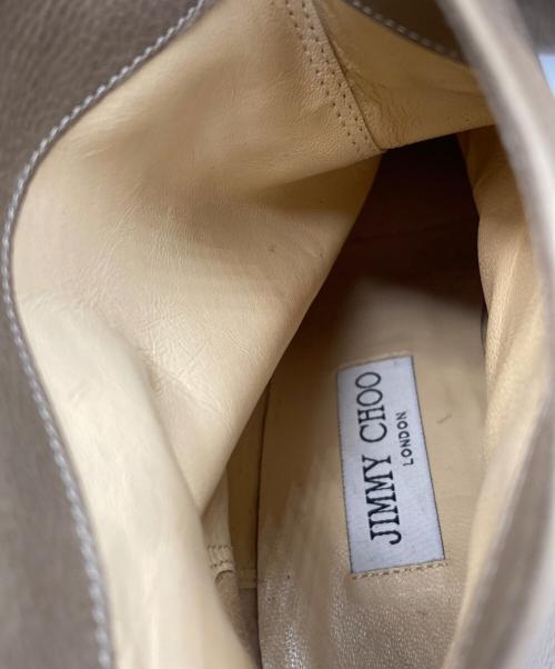 JIMMY CHOO（ジミーチュウ）JIMMY CHOO (ジミーチュウ) ショートブーツ ブラウン サイズ:37 1/2の古着・服飾アイテム