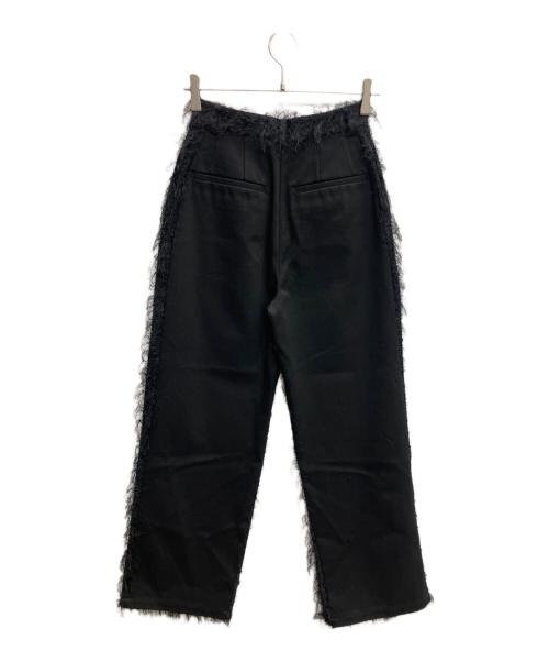 CLANE（クラネ）CLANE (クラネ) FRINGE PANTS ブラック サイズ:SIZE1の古着・服飾アイテム