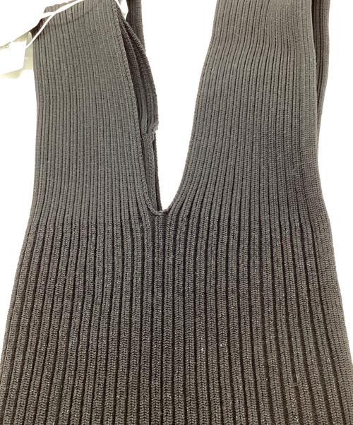 CFCL（シーエフシーエル）CFCL (シーエフシーエル) NOTCHED RIB BAG 1 GLITTER 2 ブラック 未使用品の古着・服飾アイテム